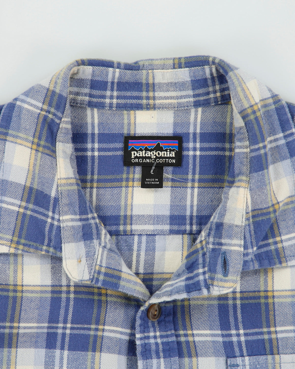 Vintage Patagonia Organic Plaid Long Sleeve Flannel Shirt - L