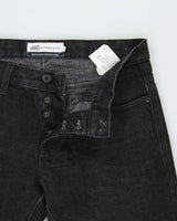 Naked &amp; Famous x Frank &amp; Oak Black Selvedge Twisted Welt Slim Fit Denim Jeans - W34 L34