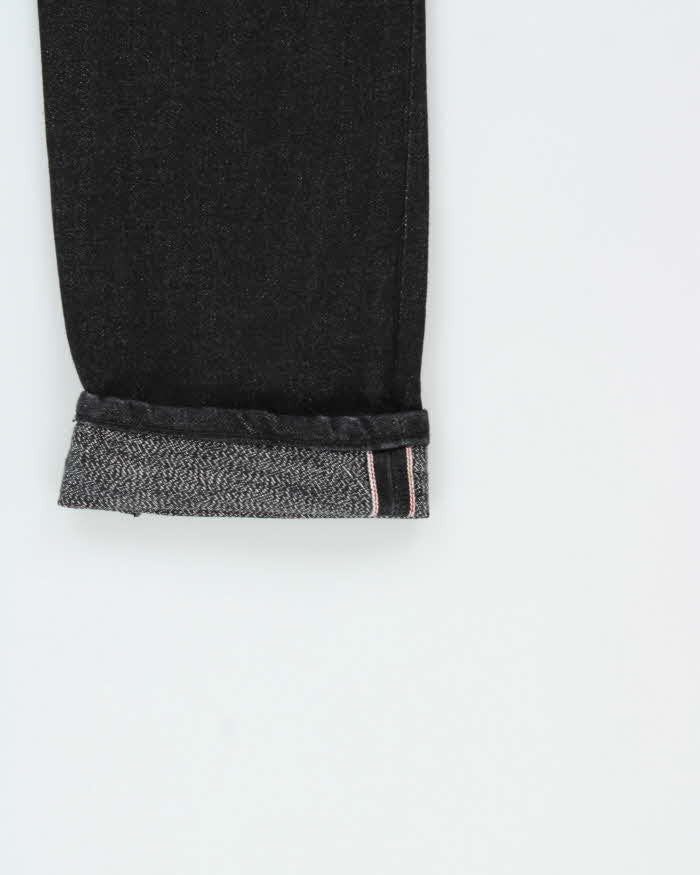 Naked & Famous x Frank & Oak Black Selvedge Twisted Welt Slim Fit Denim Jeans - W34 L34