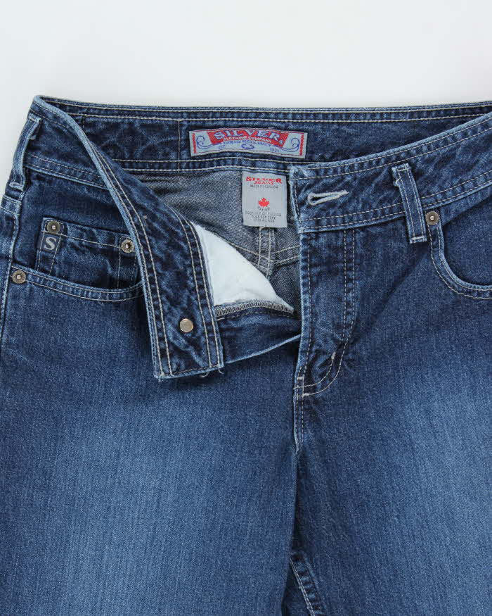 Vintage Silver Jeans Company Flared Bell Bottom Jeans - W28 L33