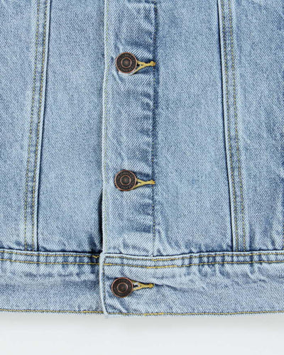 Vintage 2000's Celine Light Wash Denim Gilet - M