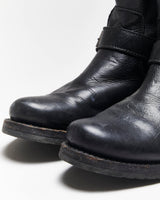Vintage Frye Leather Biker Boots - UK6