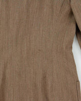 Vintage 1980s Christian Dior Fur Collared Wool Blazer - M
