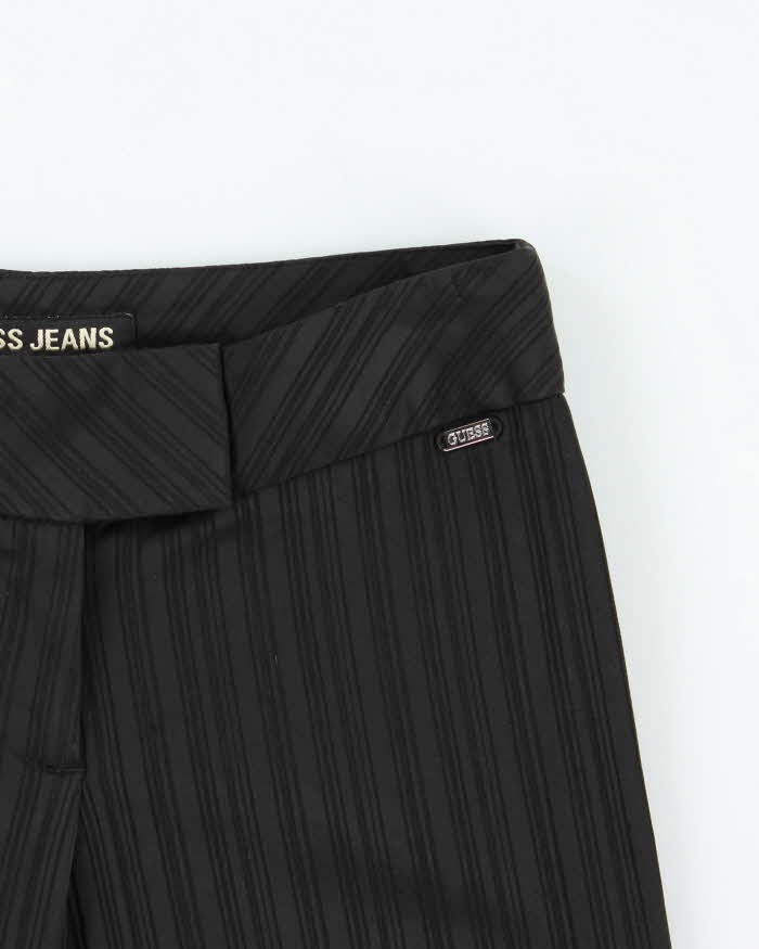 Vintage Y2k 00s Guess Jeans Stripe Silky Trousers - W27 L31