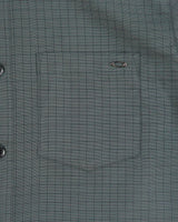 Vintage Y2K 00s Oakley Grid Check O Icon Regular Fit Short Sleeve Shirt - M