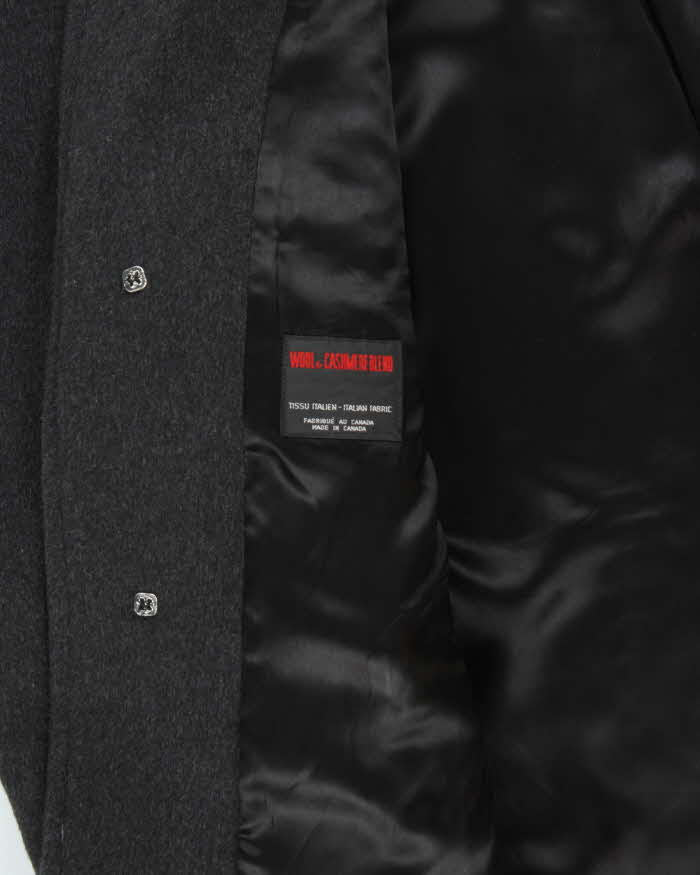 Vintage 1990s Givenchy Monsieur Cashmere Wool Overcoat - M