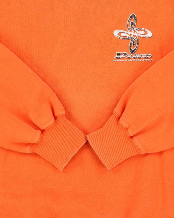 Vintage Y2K 00s Piko Hawaiian Longboard Wear Heavyweight Crewneck Sweatshirt - L