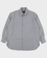 Vintage 1990s Giorgio Armani Striped Long Sleeve Shirt - XL