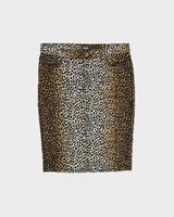 Vintage S/S 2010 Dolce &amp; Gabbana Leopard Print Skirt - S