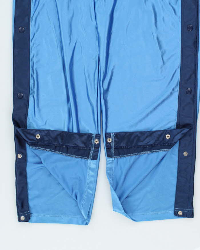 Vintage Y2K 00s Nike Shimmer Popper Tracksuit Bottoms - L