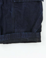 SS2017 Rick Owens DRKSHDW Japanese Selvedge Indigo Denim Cargo Shorts - W32