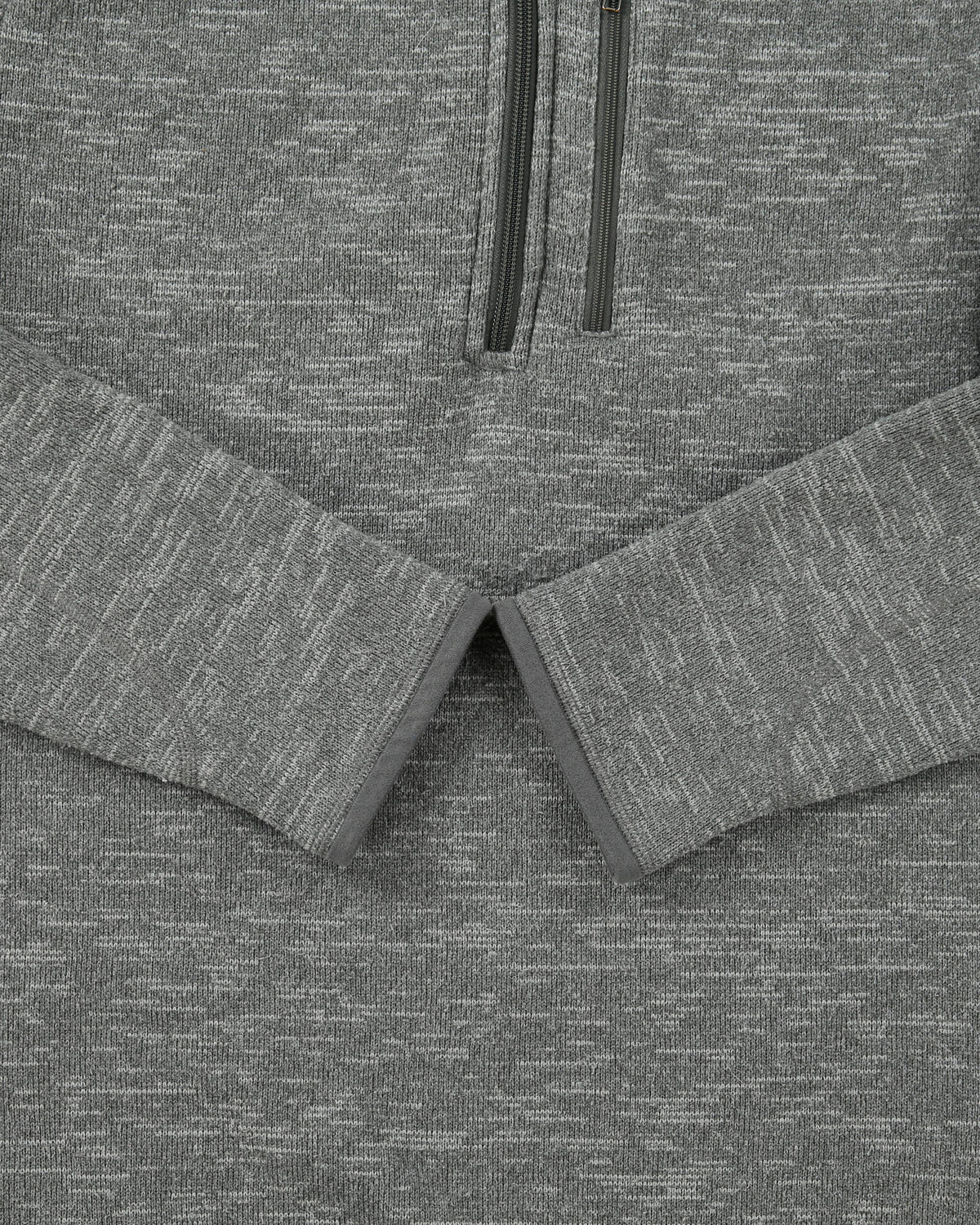 Patagonia Marl Grey Better Sweater Quarter-Zip Fleece - L