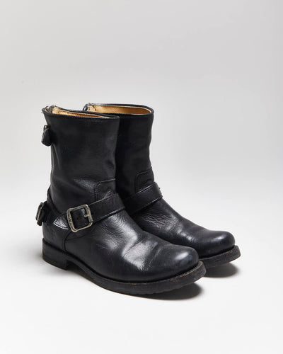 Vintage Frye Leather Biker Boots - UK6