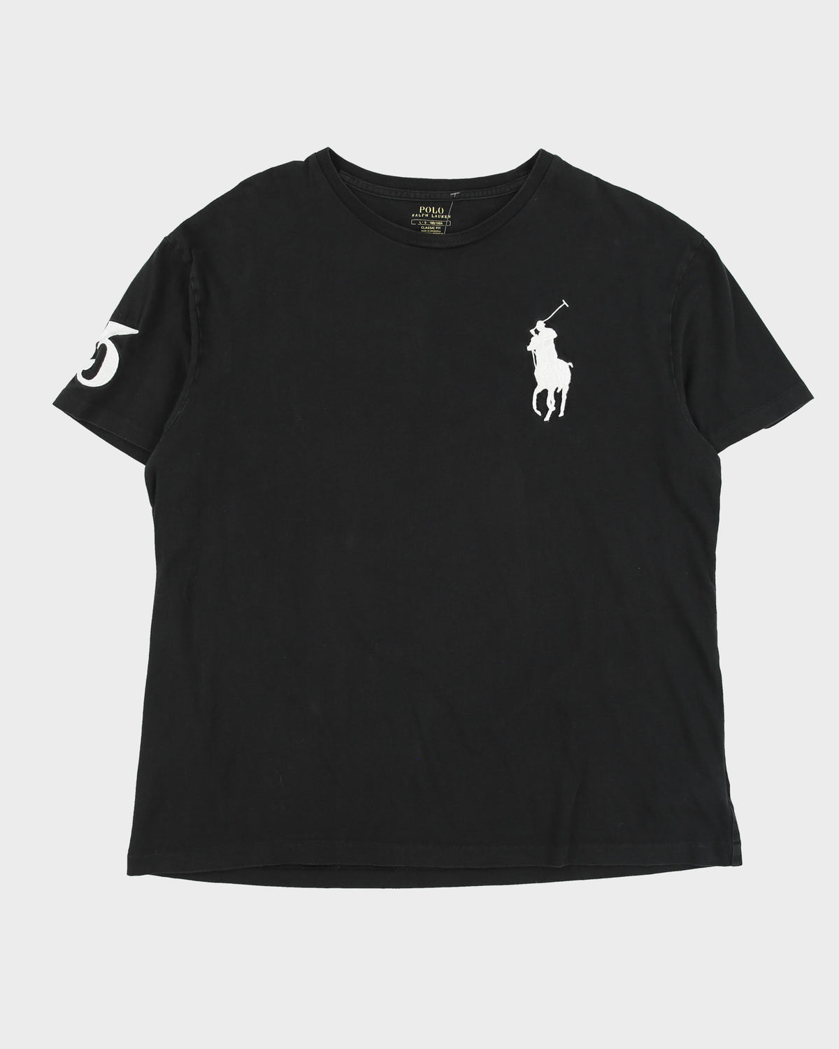 Vintage Polo Ralph Lauren Big Pony Heavyweight Single Stitch Classic Fit Crewneck T-Shirt - L