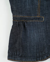 Vintage Y2K 00s Boom Boom Jeans Women's Raw Indigo Denim Waistcoat - L