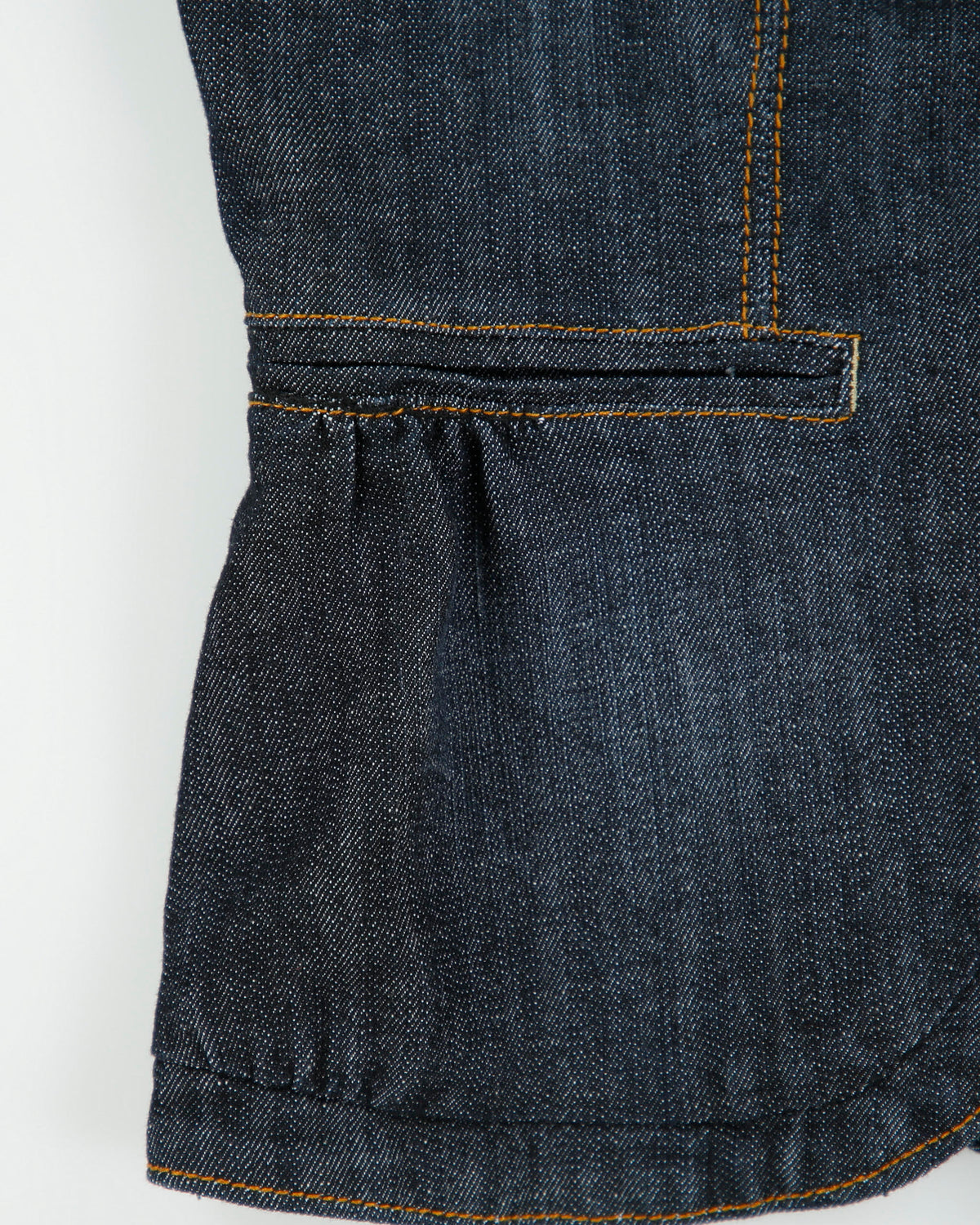 Vintage Y2K 00s Boom Boom Jeans Women's Raw Indigo Denim Waistcoat - L