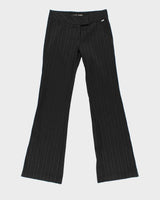 Vintage Y2k 00s Guess Jeans Stripe Silky Trousers - W27 L31