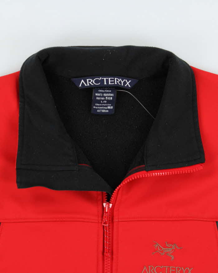 Vintage Y2K 00s Arc'teryx Polartec Fleece Lined Soft Shell Jacket - L