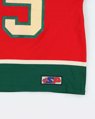 Vintage 90's Bulldog Graphic Oversized Ice Hockey Jersey - XXL