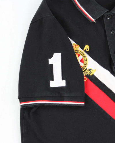 Vintage Y2K Ralph Lauren Big Embroidered Horse Polo Shirt - XL