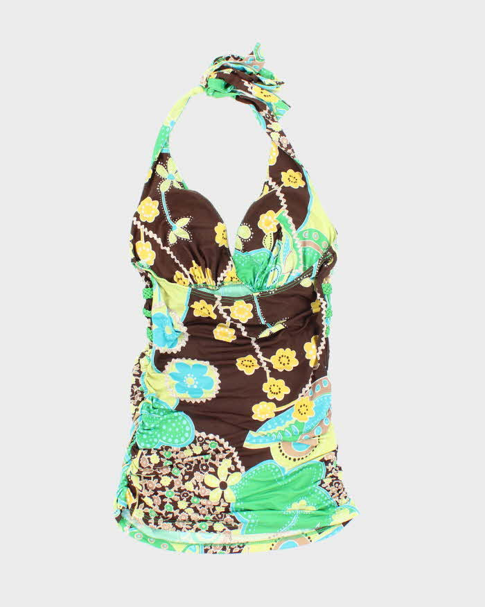 Vintage Y2k 00s Papaya Halter-Neck Top - XS