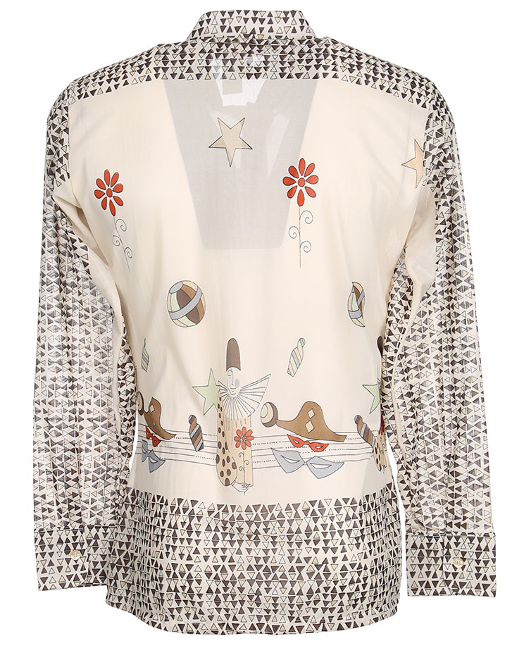 Rare 70s Unworn Deadstock Oleg Cassini Burma Disco Shirt - Style 9