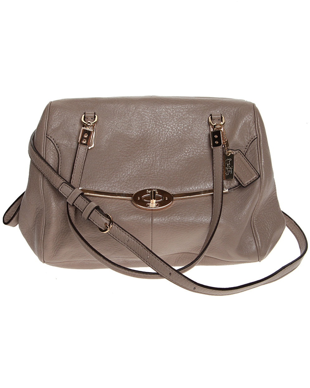 Grey Coach Cross Body Bag