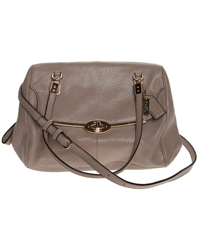 Grey Coach Cross Body Bag