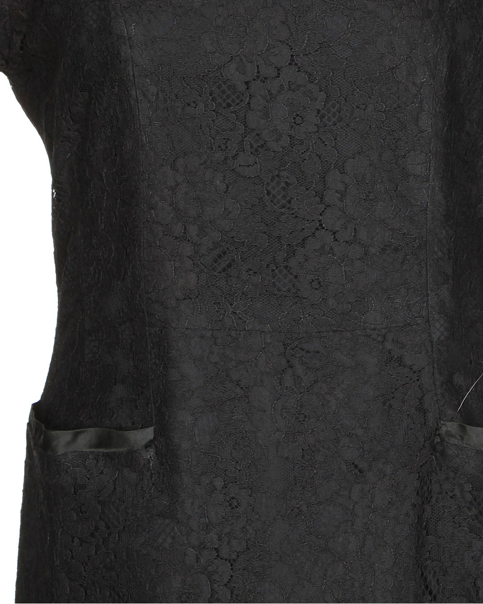50s Boutique Black Short Midi Dress - M