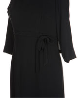 60's Black Party Dress - M