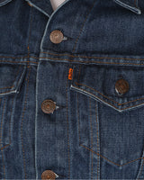 80's Levis Blue Denim Jacket Orange Tab - M