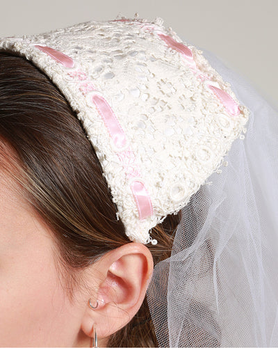 60s Vintage Lace Bridal Veil