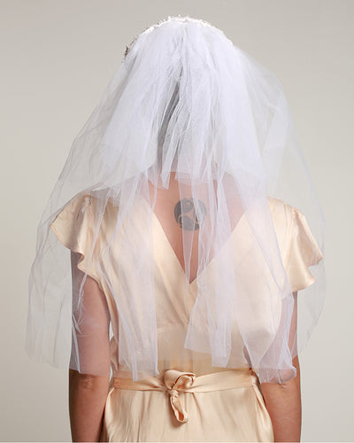 60s Vintage Lace Bridal Veil