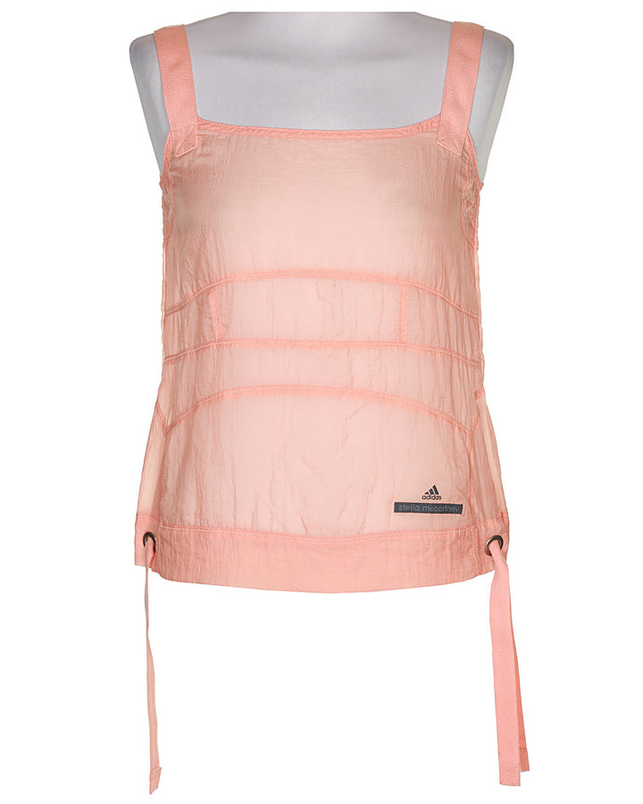 Adidas X Stella McCartney Peach Sleeveless Top - S