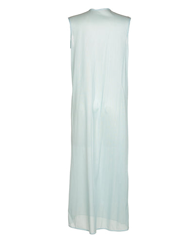 70's Blue Slip Dress - L