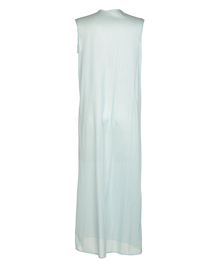 70's Blue Slip Dress - L