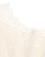 60s White Lace &amp; Satin Boutique Bridal Dress - XXS