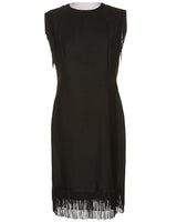 60's Mr Mort Black Midi Dress - M