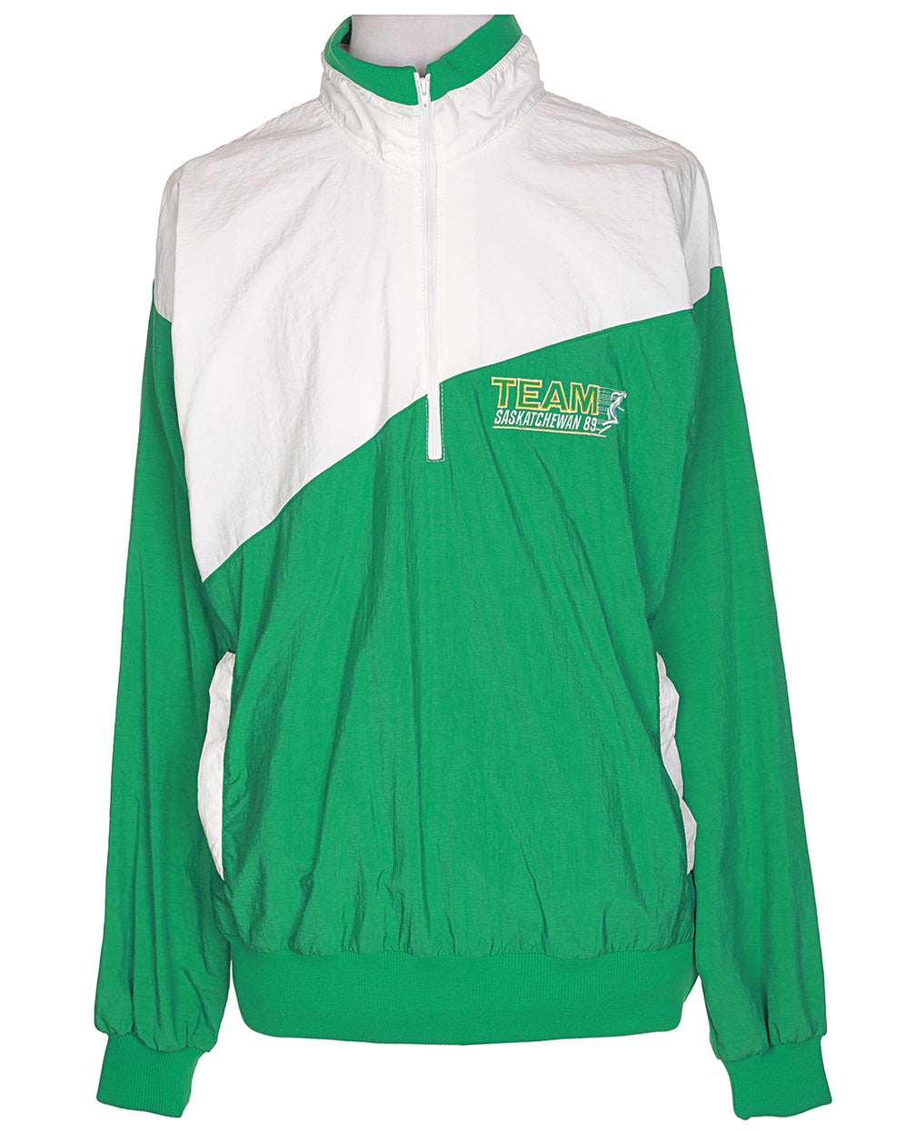 80's Green Sports Jacket - L