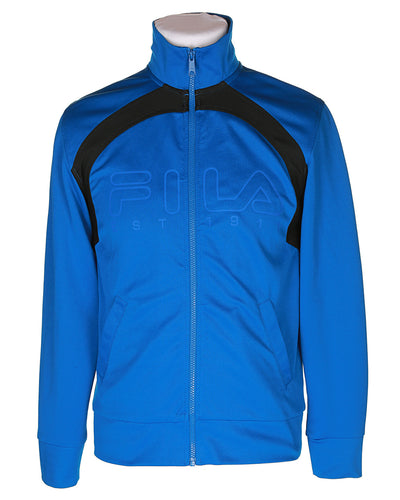 Fila Blue & Black Track Jacket - XS