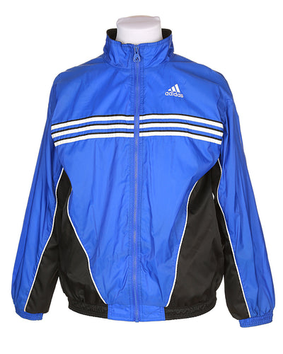 90's Adidas Blue Track Jacket - L