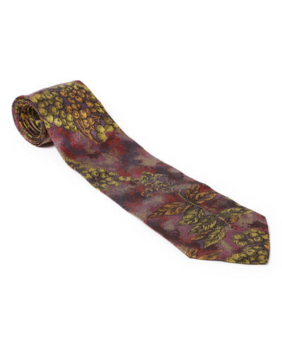90s Hugo Boss Purple Silk Tie