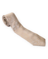 BCBG Max Azria Silver &amp; Gold Silk Tie