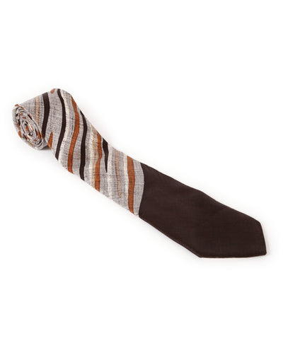 60s Lanvin Patterned Silk Tie