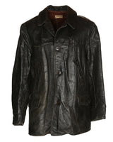 30s/40s Brown Horsehide Leather Jacket - C48