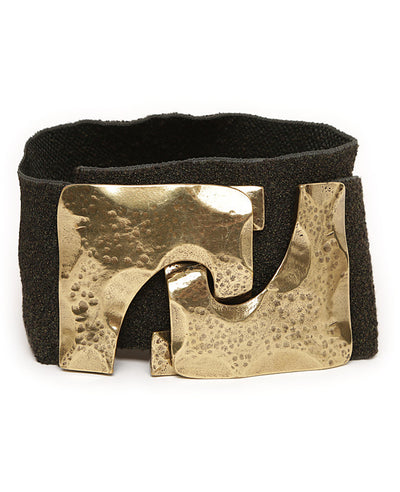Suzi Roher Green Elasticated Belt W27 - W29