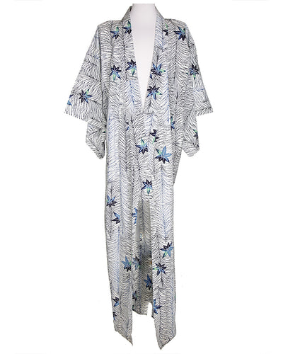 Batik White Kimono - L
