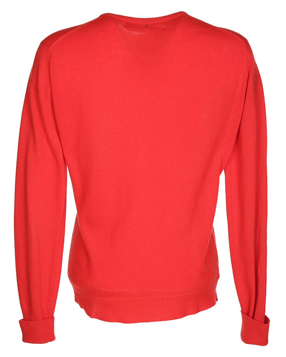 Vintage 50s Red Cashmere Cardigan - M