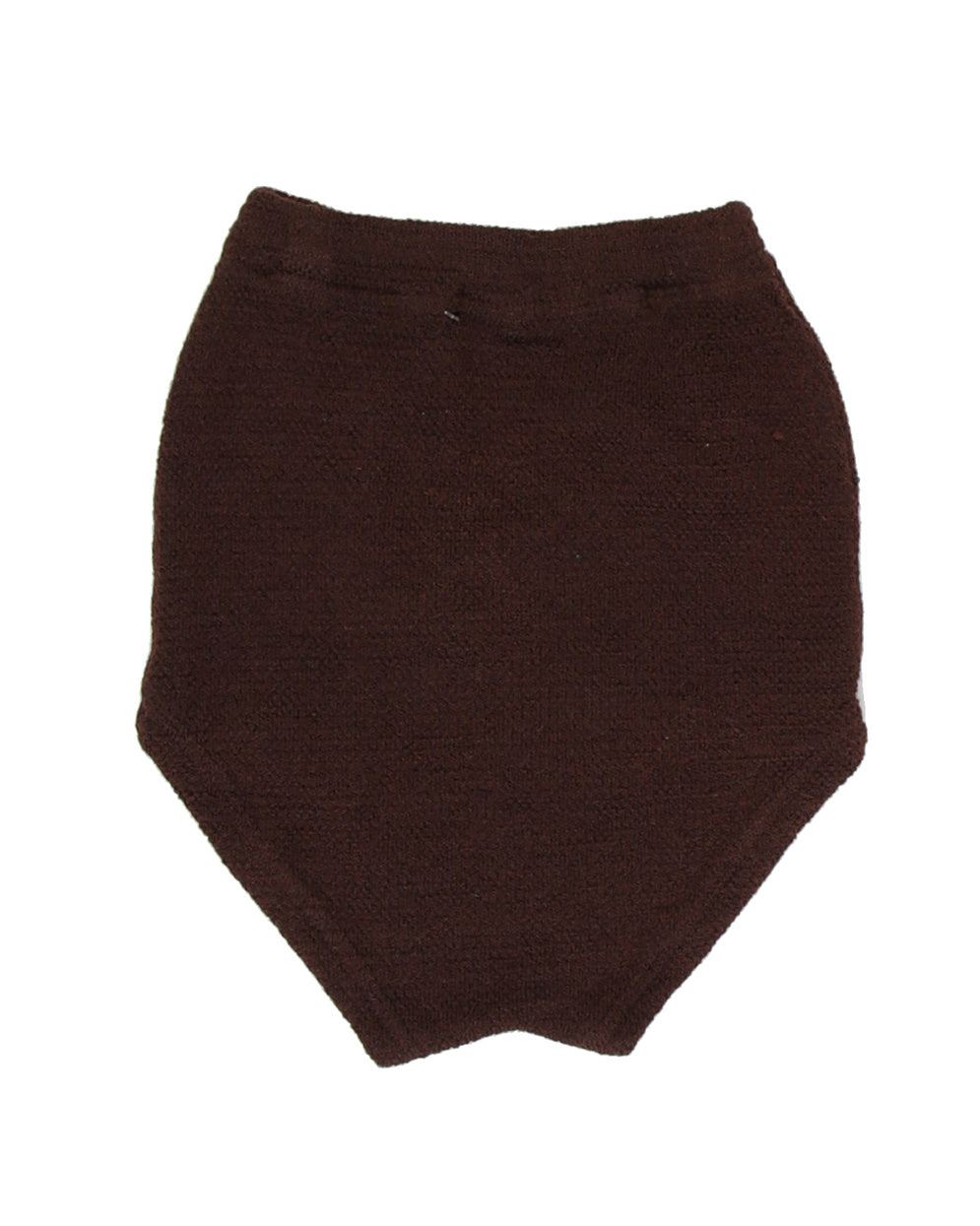 40s Brown Knitted Swim Shorts - XS
