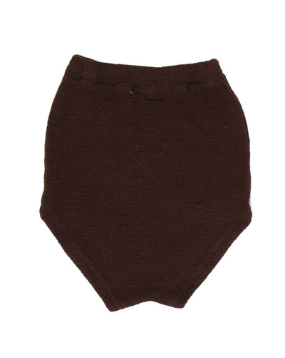 40s Brown Knitted Swim Shorts - XS